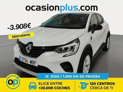 Blanco Usado 2022 Renault Captur Intens SUV | 15.490 € (Precio justo)