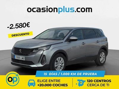 Usado Peugeot 5008 Active 130 CV (95 kW) 2020 Gris SUV