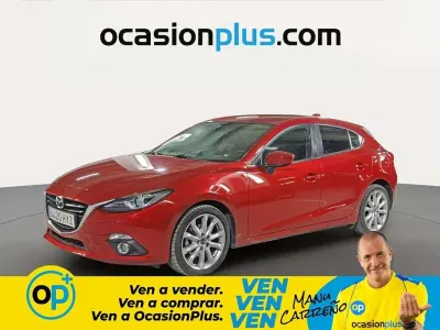 Usado Mazda 3 Luxury 150 CV (110 kW) 2014 Rojo Utilitario