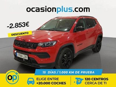 Rojo Usado 2022 Jeep Compass Night Eagle SUV | 19.950 € (Precio justo)