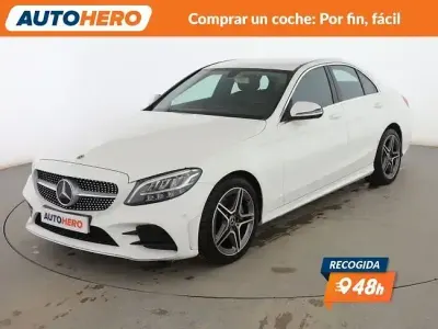 Używany Mercedes C200 AMG line 160 KM (117 kW) 2019 Biały Sedan/Limuzyna