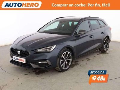 Usado Seat Leon FR 150 CV (110 kW) 2021 Gris Familiar