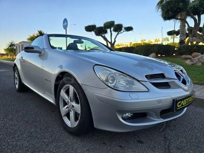 Usado Mercedes SLK200 163 CV (119 kW) 2005 Gris / plata Descapotable