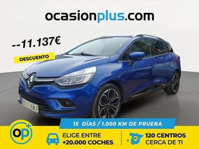 Usado Renault Clio GrandTour Zen 120 CV (88 kW) 2018 Azul Familiar