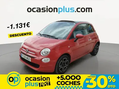 Usado Fiat 500 Club 70 CV (51 kW) 2023 Rojo Descapotable