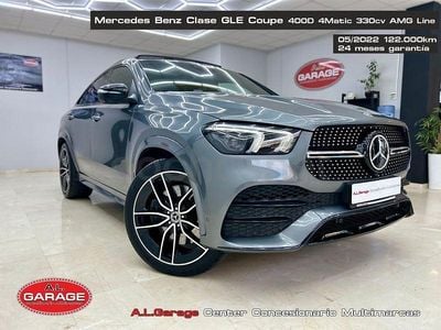 Usado Mercedes GLE400 330 CV (242 kW) 2022 Gris / plata Coupe