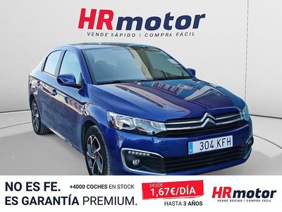 Usado Citroën C-Elysee I PureTech 82 CV (60 kW) 2017 Azul Berlina