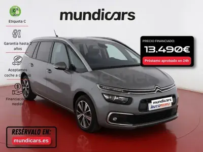 Usado Citroën C4 SpaceTourer Rip Curl 130 CV (95 kW) 2019 Gris / plata Monovolumen