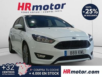 Usado Ford Focus ST-Line 125 CV (91 kW) 2018 Blanco Berlina
