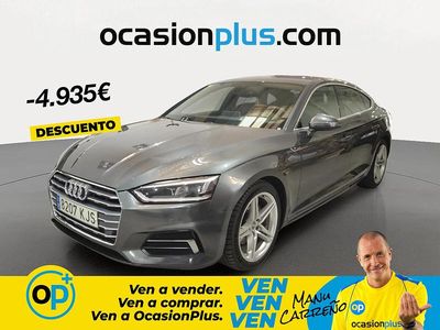 Usado Audi A5 Sport 190 CV (139 kW) 2018 Gris Berlina