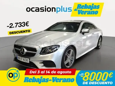 Usado Mercedes E220 194 CV (142 kW) 2017 Gris / plata Coupe