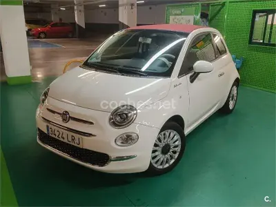Usado Fiat 500C Dolcevita 70 CV (51 kW) 2021 Blanco Descapotable