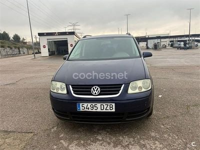 Usado VW Touran Conceptline 105 CV (77 kW) 2006 Azul Monovolumen