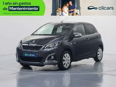 Usado Peugeot 108 Active 72 CV (52 kW) 2021 Azul Utilitario