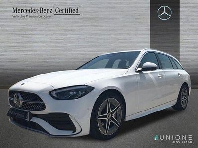 Blanco Usado 2024 Mercedes C220 AMG line Familiar | 44.900 € (Un poco caro)