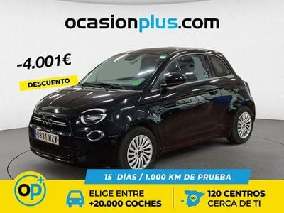 Usado Fiat 500e Action 69 kW (95 CV) 2022 Negro Utilitario