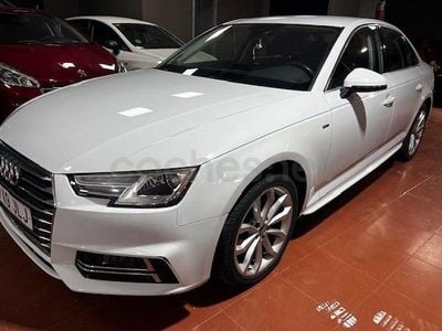 Usado Audi A4 S-Line 190 CV (139 kW) 2016 Blanco Berlina