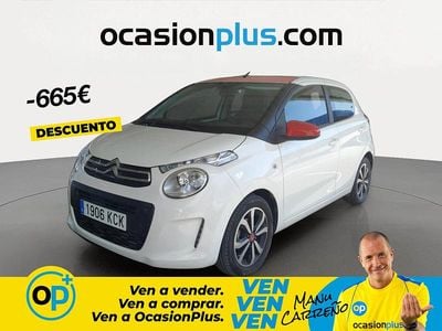 Usado Citroën C1 Feel 82 CV (60 kW) 2017 Blanco Utilitario