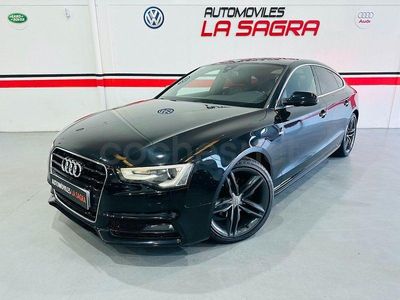 Usado Audi A5 Sportback S-Line 170 CV (125 kW) 2014 Negro Utilitario