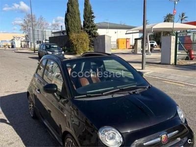 Usado Abarth 500C Turismo 160 CV (117 kW) 2015 Negro Descapotable