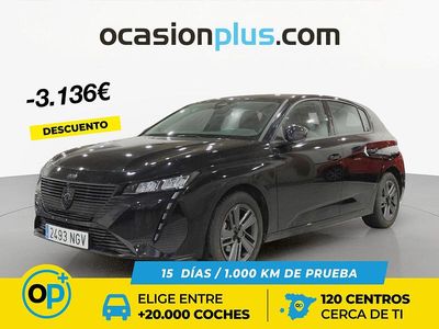 Usado Peugeot 308 Active 130 CV (95 kW) 2024 Negro Berlina