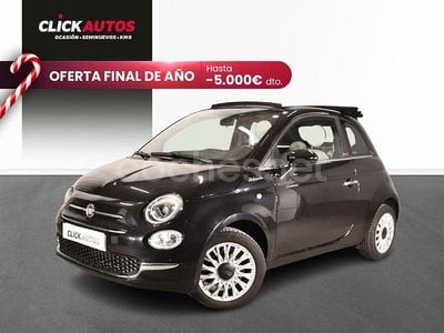 Negro Usado 2022 Fiat 500C Dolcevita Descapotable | 9800 € (Super precio)