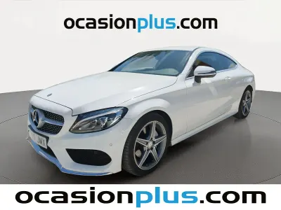 Usado Mercedes C220 AMG 170 CV (125 kW) 2016 Blanco Coupe