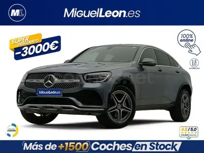 Usado Mercedes GLC300de 306 CV (225 kW) 2022 Gris / plata Coupe