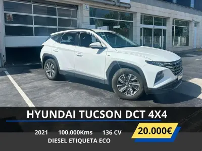Usado Hyundai Tucson 136 CV (100 kW) 2021 Blanco SUV