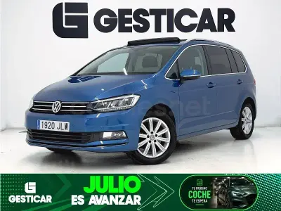 Usado VW Touran Sportline 150 CV (110 kW) 2016 Azul Monovolumen