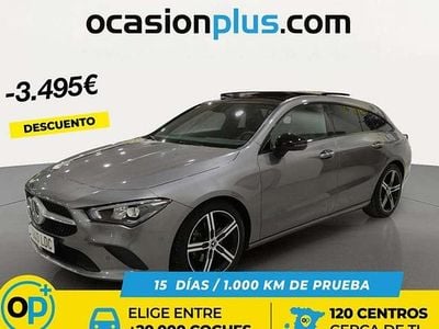 Usado Mercedes CLA200 Shooting Brake 163 CV (119 kW) 2019 Gris Familiar
