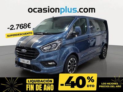 Azul Usado 2021 Ford Transit Custom Sport Familiar | 30.450 €