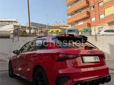Usado Audi A3 S-Line 204 CV (150 kW) 2021 Rojo Berlina
