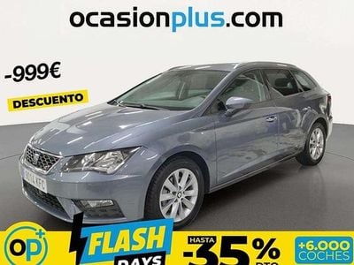 Usado Seat Leon ST Style Plus 116 CV (85 kW) 2017 Gris Familiar