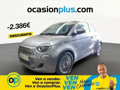 Usado Fiat 500e Icon 86 kW (118 CV) 2022 Gris Utilitario