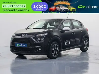 Usado Citroën C3 Feel 110 CV (80 kW) 2022 Negro Utilitario