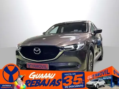 Usado Mazda CX-5 150 CV (110 kW) 2018 Gris SUV