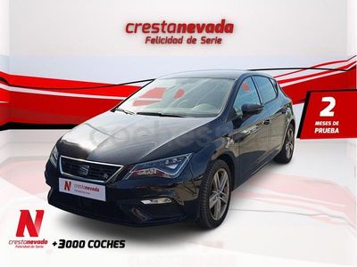 Usado Seat Leon FR 130 CV (95 kW) 2019 Negro Berlina