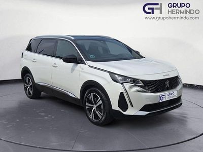 Blanco Usado 2021 Peugeot 5008 GT Monovolumen | 18.500 € (Precio justo)