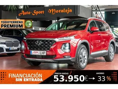 Usado Hyundai Santa Fe Style 200 CV (147 kW) 2020 Rojo SUV