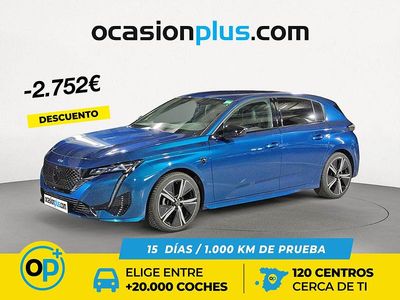 Usado Peugeot 308 GT 130 CV (95 kW) 2024 Azul Berlina