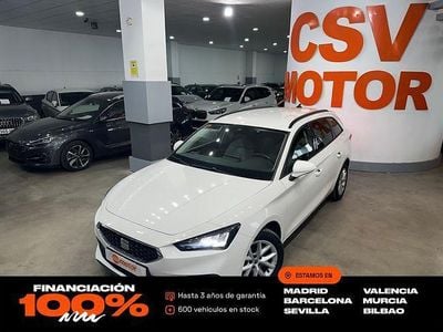 Usado Seat Leon Style 116 CV (85 kW) 2022 Blanco Familiar