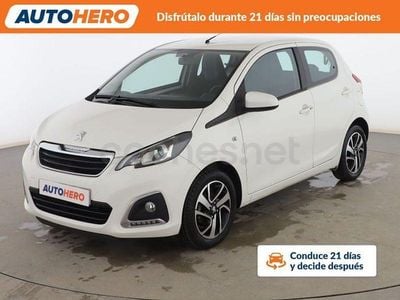 Blanco Usado 2021 Peugeot 108 Allure Berlina | 9499 € (Precio justo)