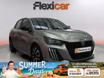 Usado Peugeot 208 Style 100 CV (73 kW) 2024 Gris Utilitario
