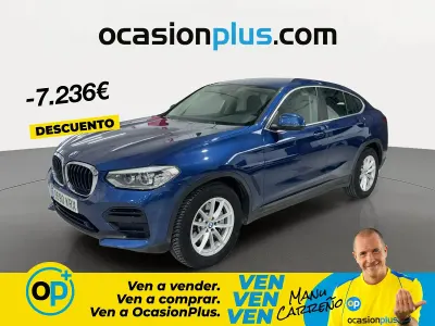 Usado BMW X4 252 CV (185 kW) 2018 Azul SUV
