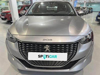 Usado Peugeot 208 Active 101 CV (74 kW) 2020 Gris Utilitario