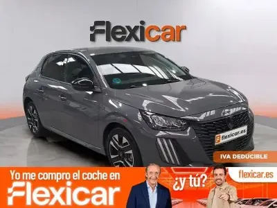 Usado Peugeot 208 Allure 100 CV (73 kW) 2025 Gris Utilitario