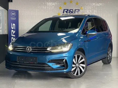 Usado VW Touran Sportline 150 CV (110 kW) 2016 Azul Monovolumen