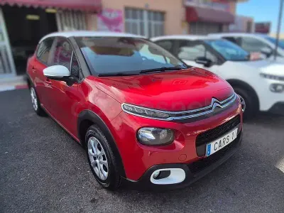 Usado Citroën C3 Feel 68 CV (50 kW) 2019 Granate Utilitario