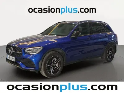 Usado Mercedes GLC220 AMG 194 CV (142 kW) 2021 Azul SUV
